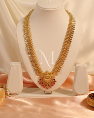 Layers of Divinity: Lakshmi Double-Layered Temple Haram