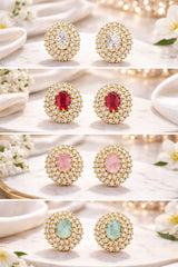 Dilsha Stud Earrings - Design 2