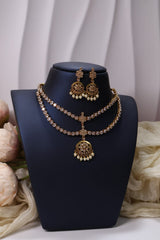 Vaanya White Stone Attigai Set