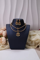 Vaanya White Stone Attigai Set