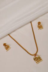 Majestic Elephant Pendant Necklace Set