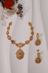 Blush Pink Elegance Necklace Set