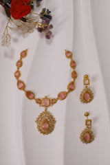 Blush Pink Elegance Necklace Set