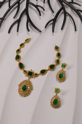 Emerald Royalty Necklace Set
