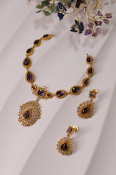 Amethyst Elegance Necklace Set