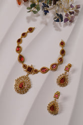 Ruby Radiance Necklace Set