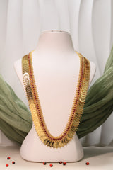 Traditional Gold Temple Coin Long Necklace