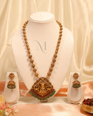 Antique Temple Jewelry Set – Goddess Lakshmi Design