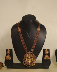 Premium Antique Temple Necklace with Lakshmi Pendant