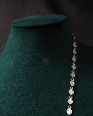 Elegant Dual-Tone Long Chain Necklace