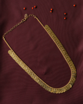 Traditional Gold-Toned Coin Necklace
