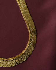Traditional Gold-Toned Coin Necklace