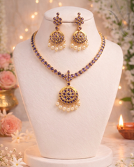 Manika Exclusive Lavender Kemp Attigai