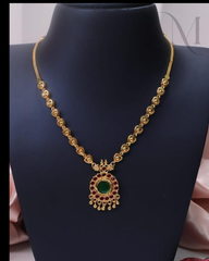 Anvika Palakka Necklace