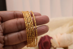 Swarna Twist Daily Wear Bangles (Set of 6)
