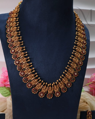 Ratnaprabha Ruby & Emerald Short Haram
