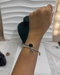 Kashmiri Bracelet – Silver Finish