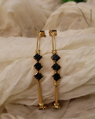 Shyama Black Stone Bangles