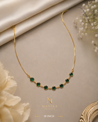 Taruni Green Stone Chain