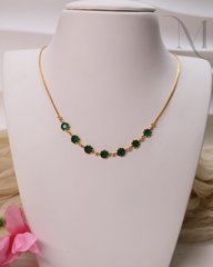 Taruni Green Stone Chain