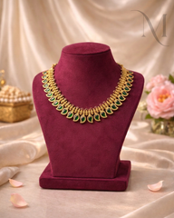 Emerald Swarna Manga Necklace – Premium
