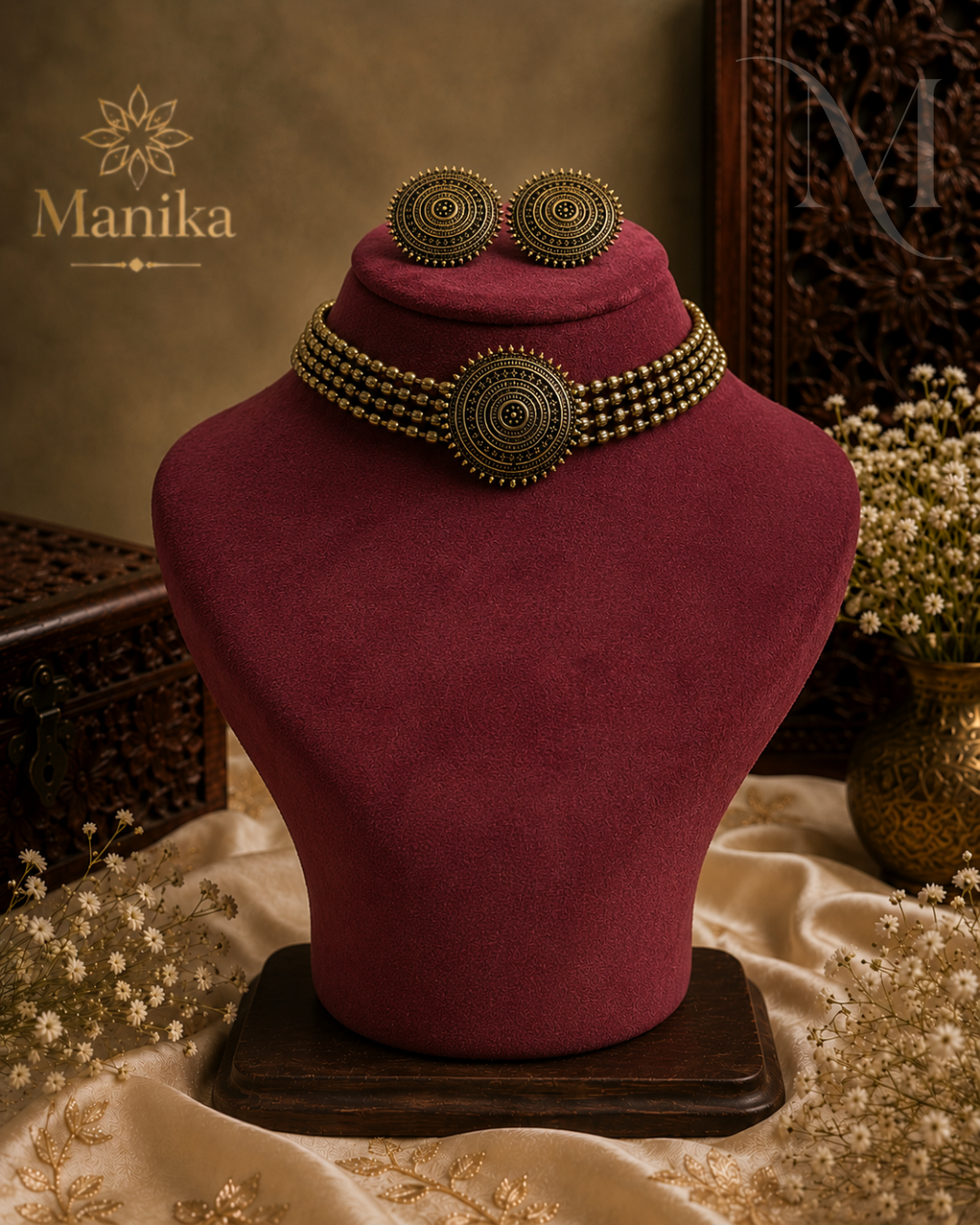 Siya Mehandi  Oxidised Choker