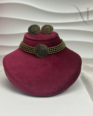 Siya Mehandi  Oxidised Choker