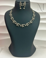 Gulnaar Oxidised Necklace