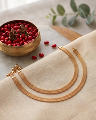 Premium Flexible Gold Replica Anklet