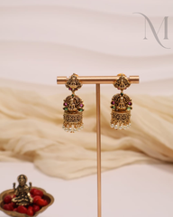 Damini Jumka – Pearl Beads