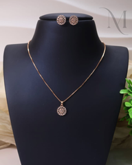 Aurelia Diamond Pendant Set