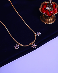 3 Diamond Replica Pendant Chain