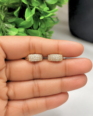 Roselle Diamond Hoop Earrings