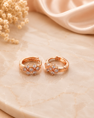Roshni Diamond Hoop Earrings ✨