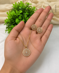 Anaya Diamond Replica Pendant Set