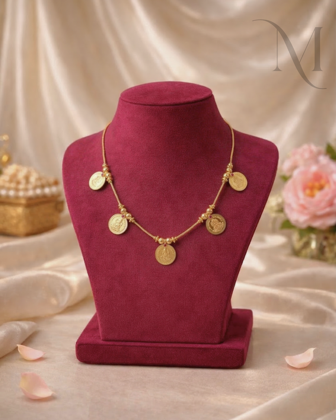Lakshmi Panchami Coin Necklace