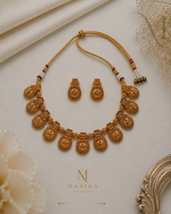 Aathira Lakshmi Kasu Necklace