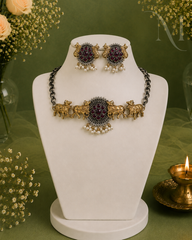 Nandini Oxidised Choker