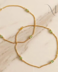 Gold Microplated Padasaram / Anklets