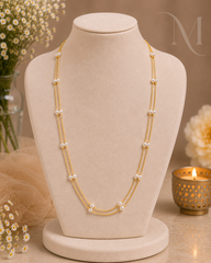 Ananya Pearl Double Layer Chain
