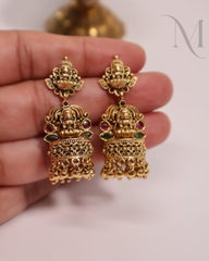 Damini Jumka – Golden Beads