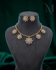 Nakshatra AD stone necklace