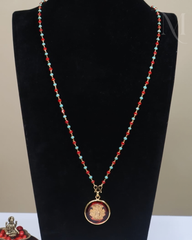 Red & Aqua Green Manimala