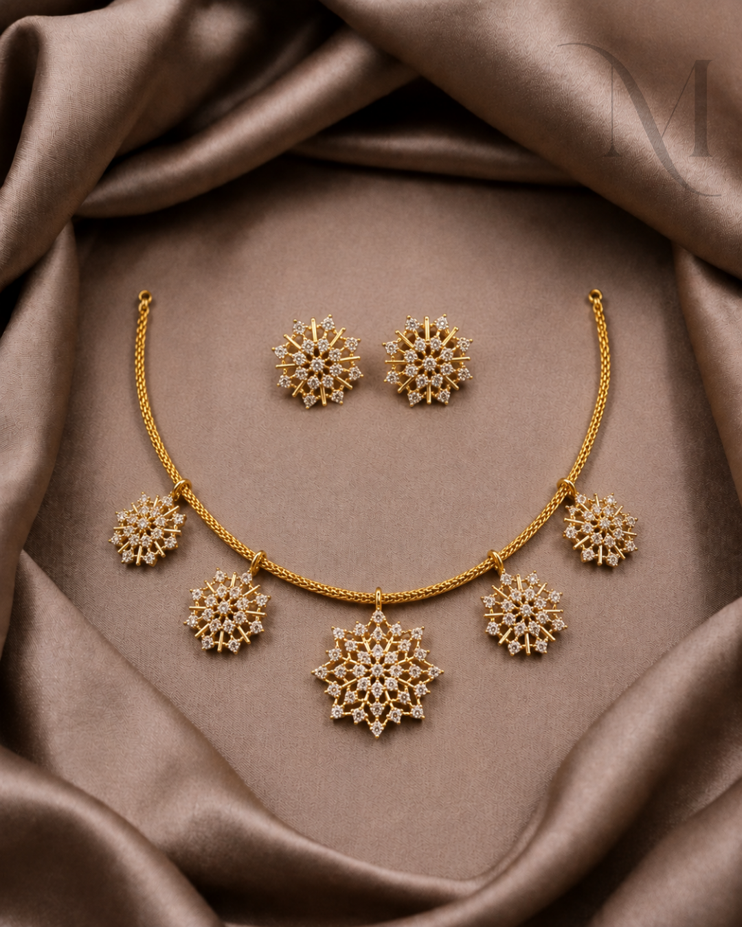Nakshatra AD stone necklace