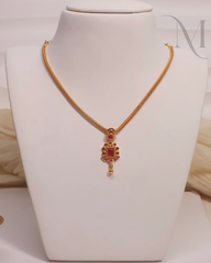Lohita Ruby Pendant Necklace Non-Idol