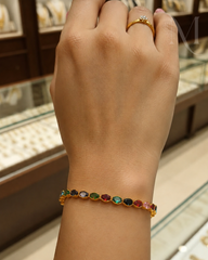 Navaratna Grace Bracelet