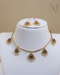 Neelanjali – Blue 5 Pendant Necklace Set