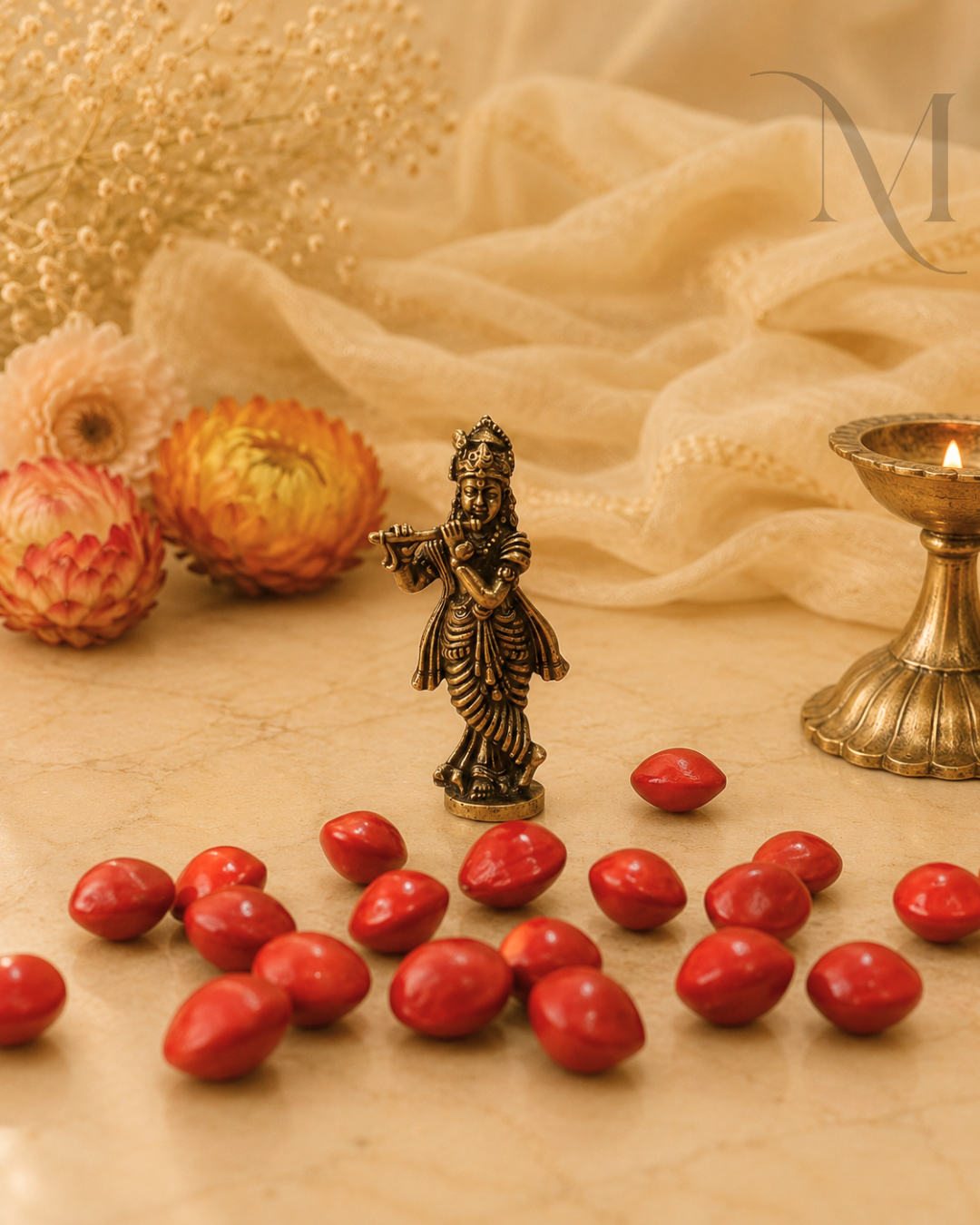 Murali Manohar Mini Brass Idol