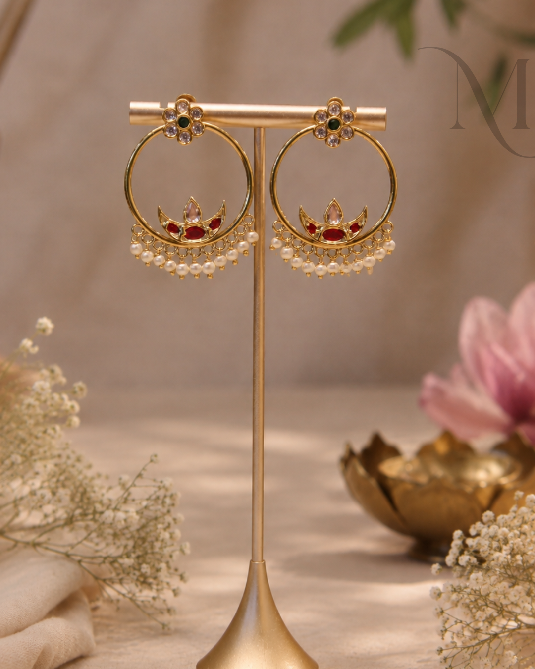 Traditional Chandbali Earrings