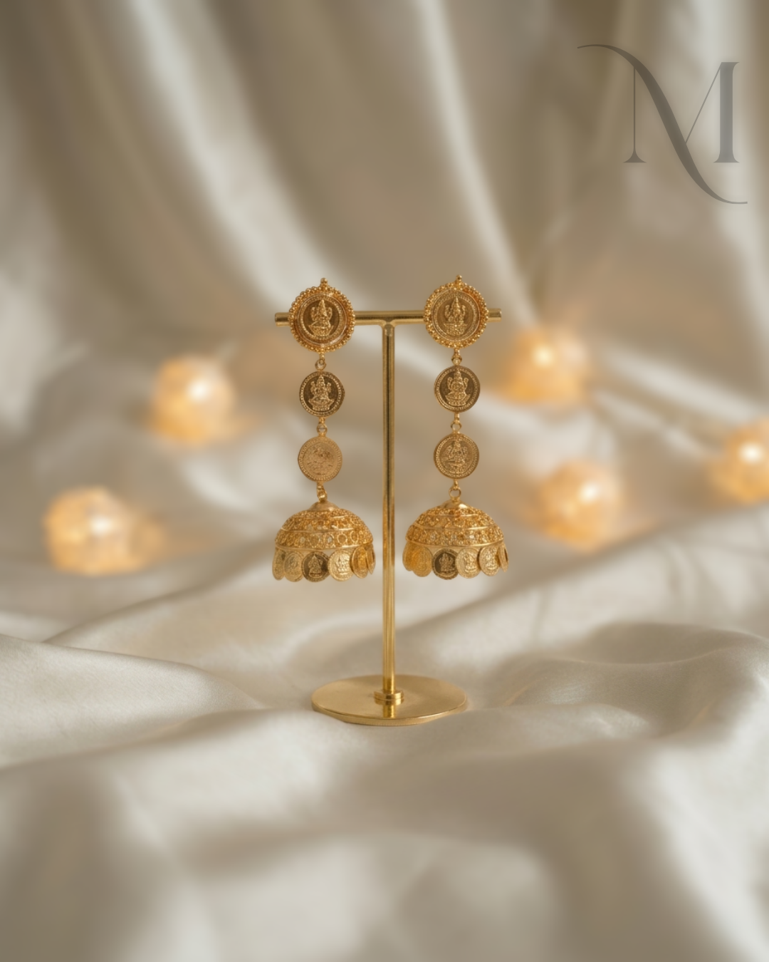 Lakshmi Kasu Layered Jhumka